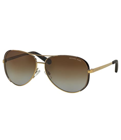 michael kors chelsea sunglasses gold brown polarized